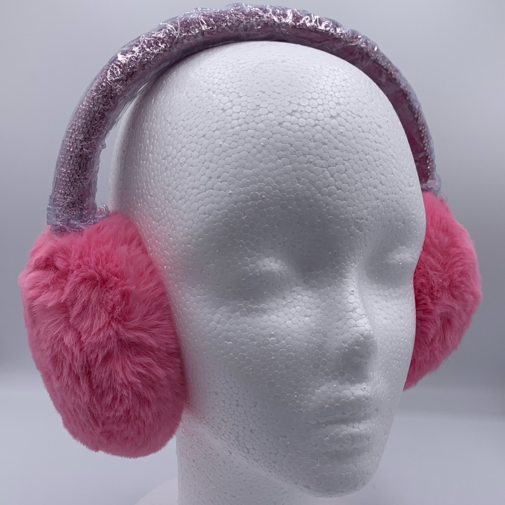 C.C. Beanies Rhinestone Earmuffs Pink BNWT
